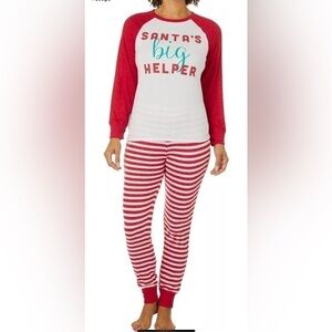 EUC Jaclyn Intimates Christmas 2pc Pajamas Set WOMENS size M